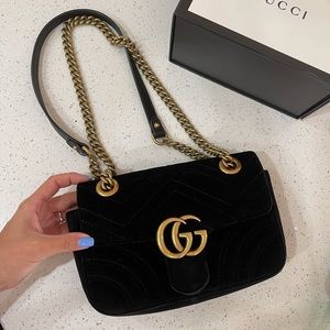 Gucci Marmont velvet bag